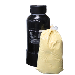 4.6 litre vessel (inc nItrate resin) and distribution head